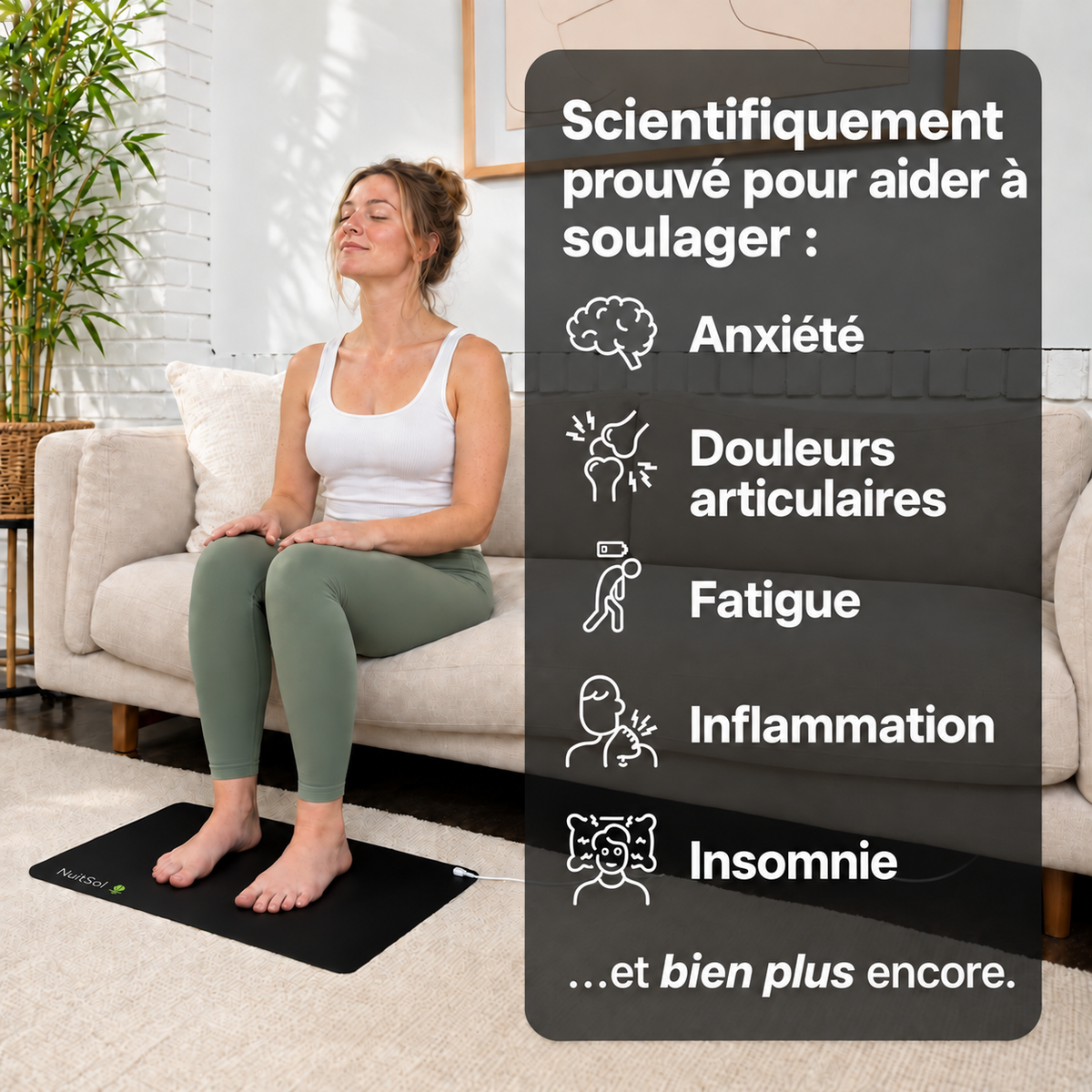 NuitSol™ – Tapis de mise à la terre